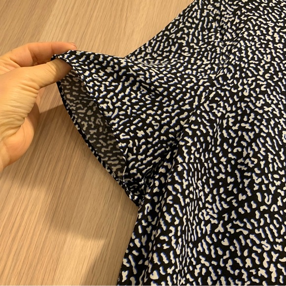 Proenza Schouler Silk Short Sleeve Printed Top - Size 10 - Picture 3 of 9